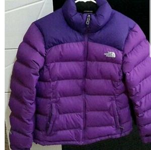 WOMANS (Xlarge) 700 Nuptuse down puffer jacket in purple